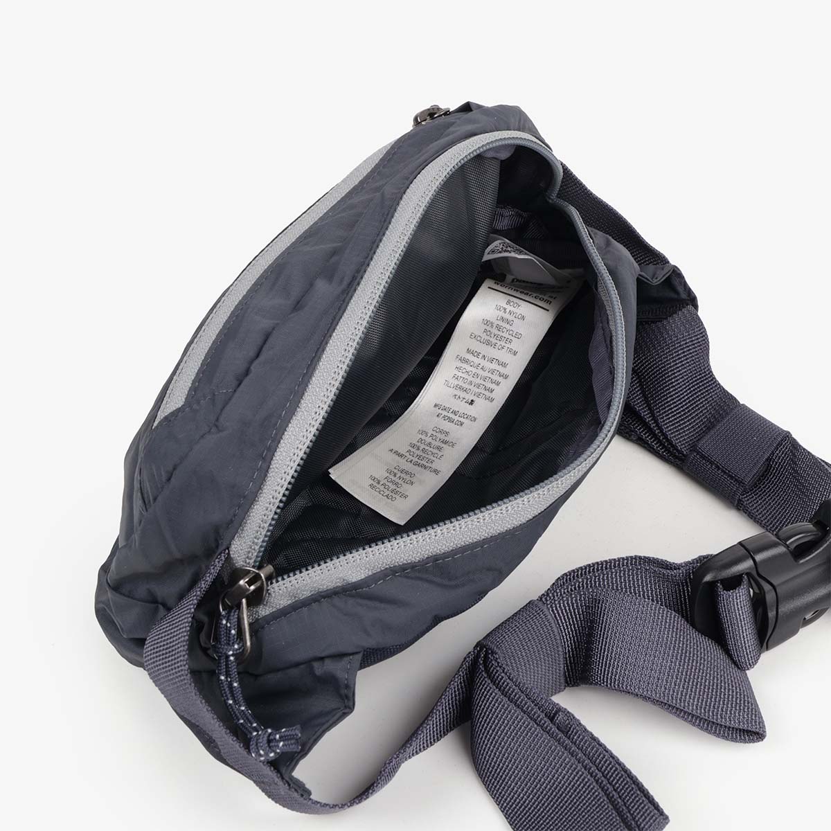 main Patagonia Terravia Mini Hip Pack 1L, Smolder Blue, Detail Shot 4