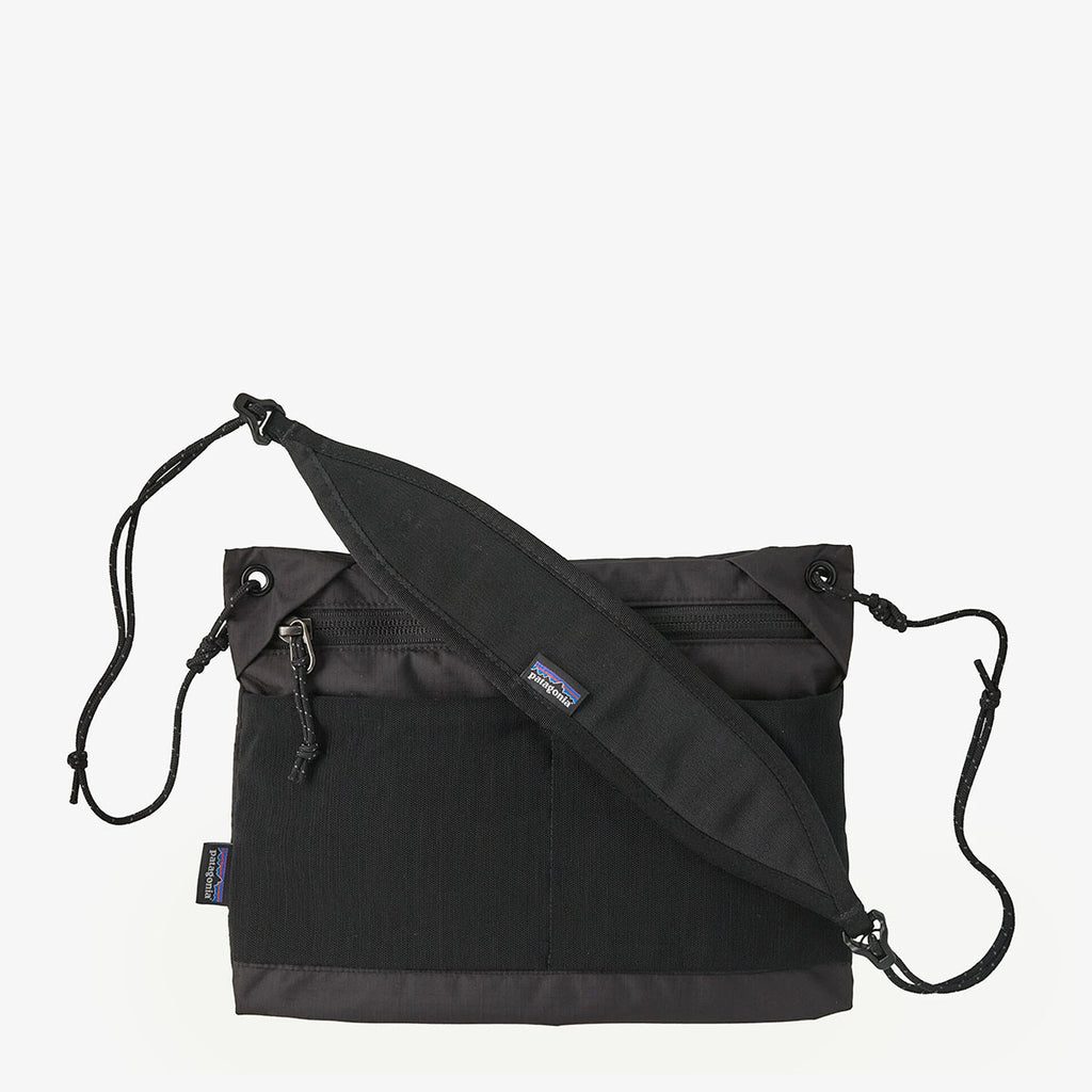 Patagonia Terravia Sacoche Bag, Black, Detail Shot 1