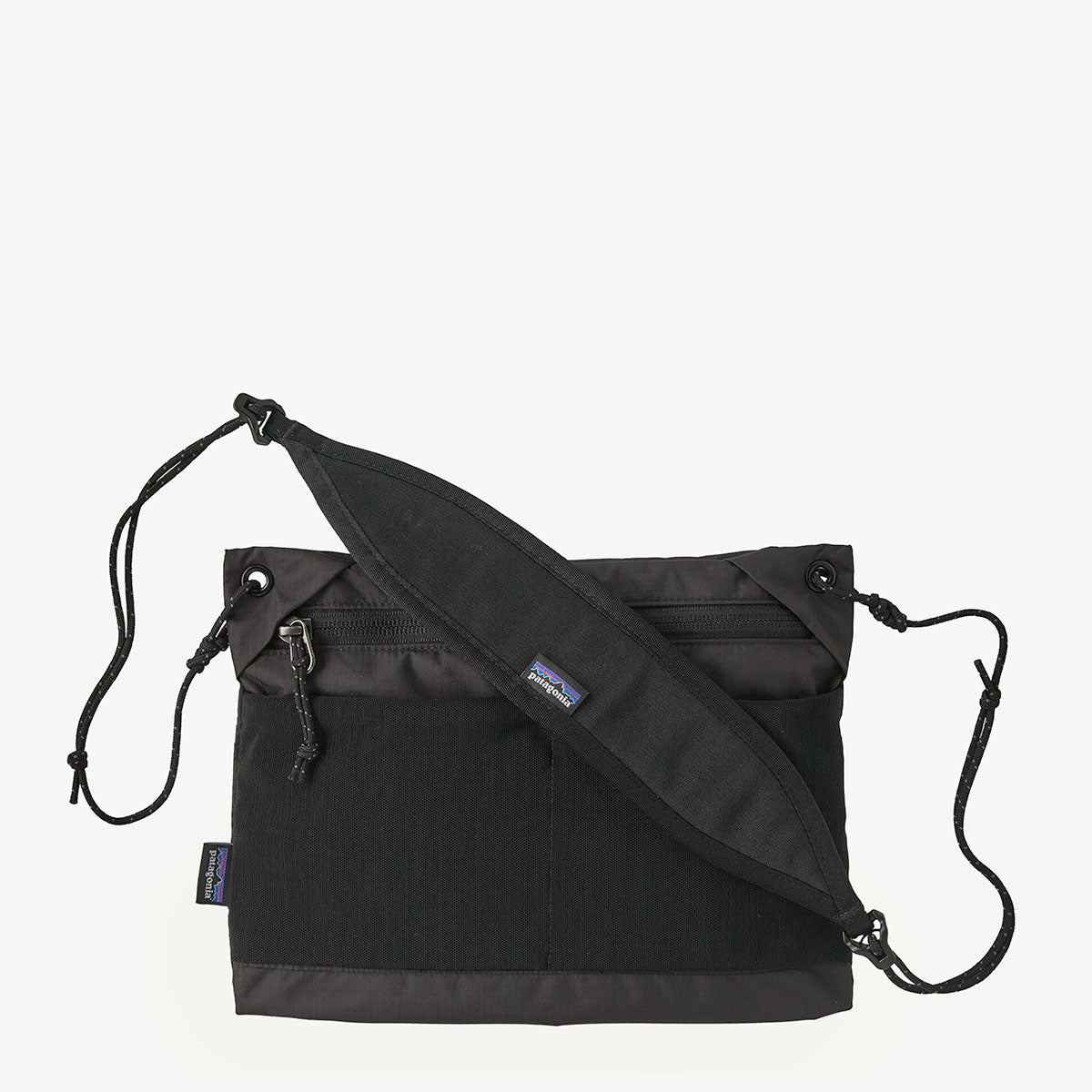 main Patagonia Terravia Sacoche Bag, Black, Detail Shot 1