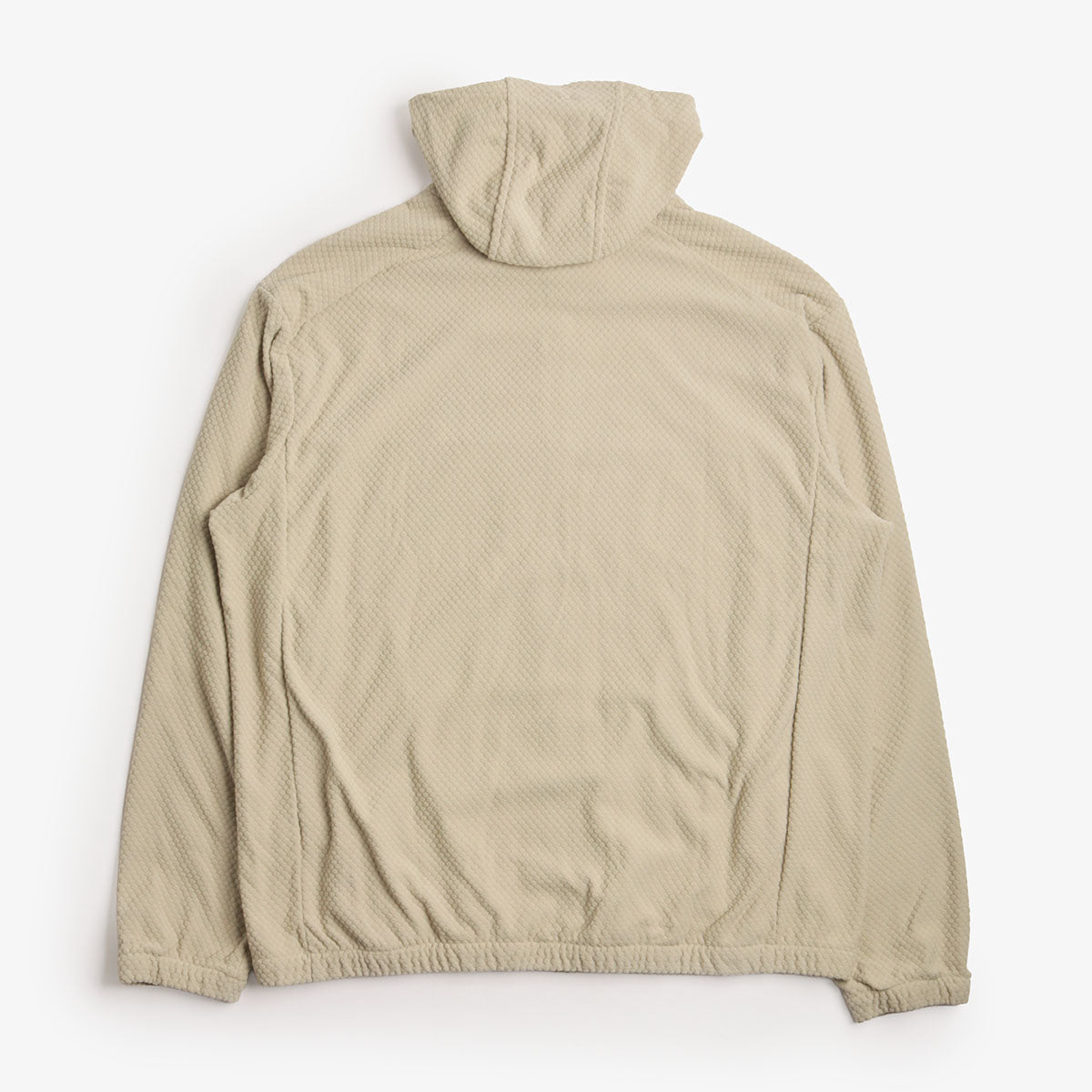 main Patagonia Textured Fleece Hoodie, Weathered Stone, Detail Shot 3