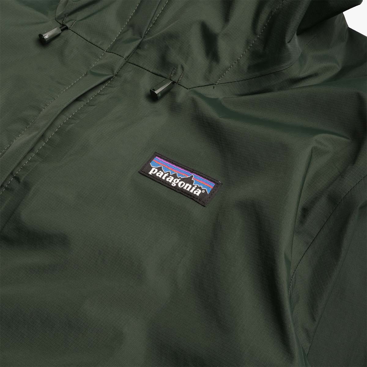 main Patagonia Torrentshell 3L Jacket, Old Growth Green, Detail Shot 3