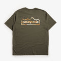 Patagonia Unity Fitz Responsibili-Tee T-Shirt, Basin Green, Detail Shot 2