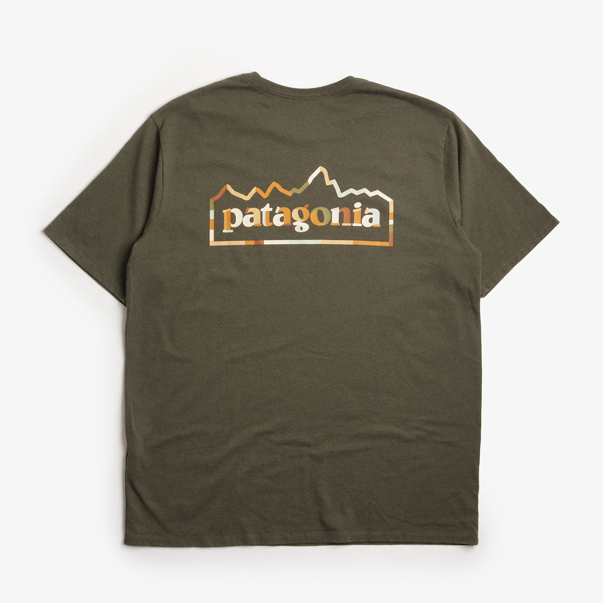 Patagonia Unity Fitz Responsibili-Tee T-Shirt, Basin Green, Detail Shot 2