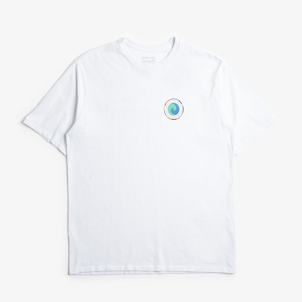 Patagonia Unity Fitz Responsibili-Tee T-Shirt, White, Detail Shot 2