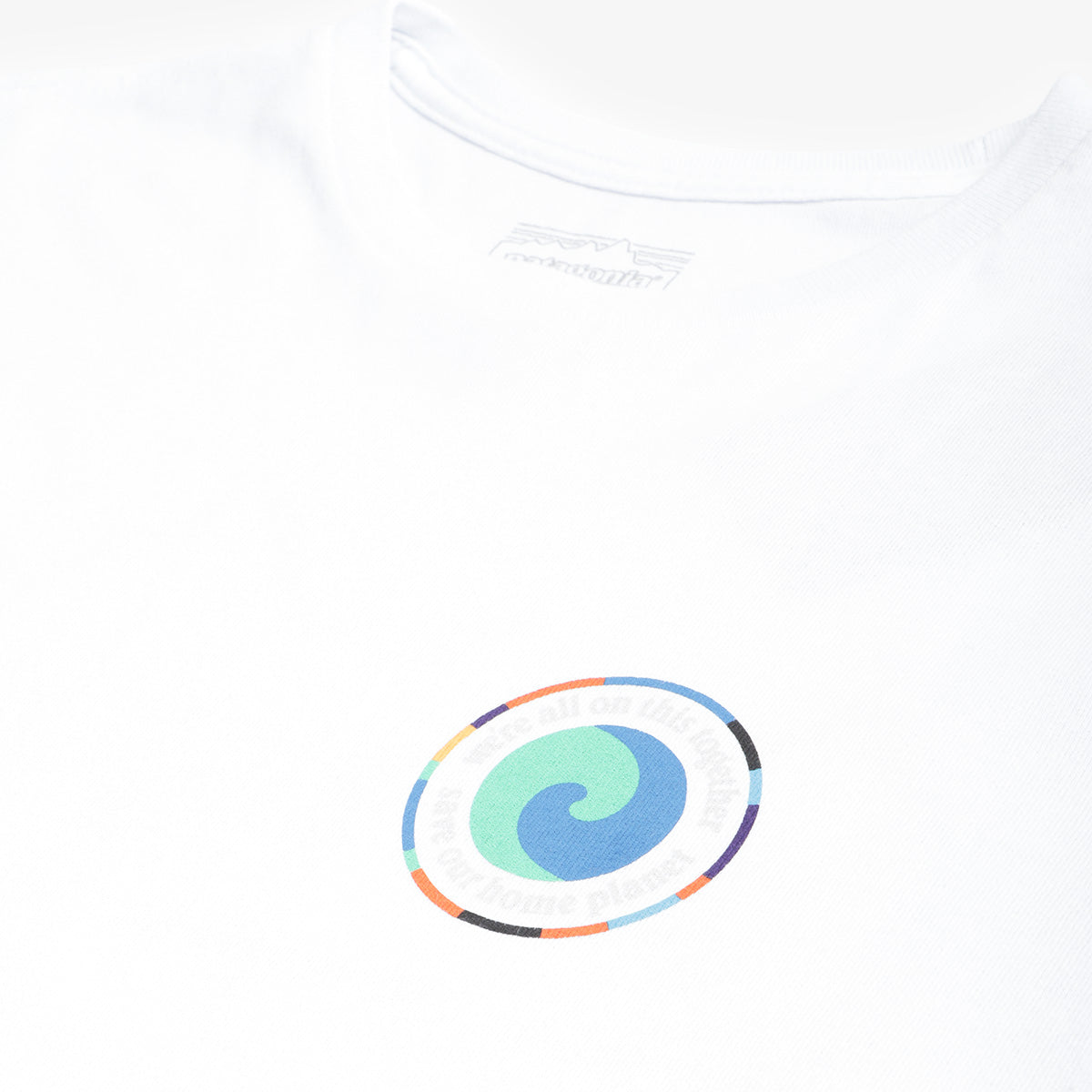 Patagonia Unity Fitz Responsibili-Tee T-Shirt, White, Detail Shot 4