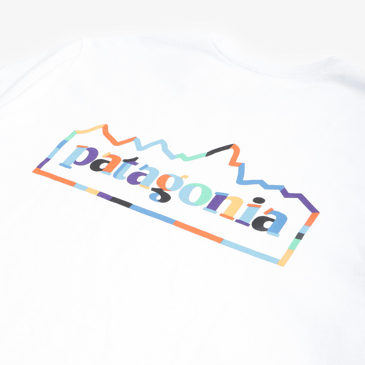 Patagonia Unity Fitz Responsibili-Tee T-Shirt, White, Detail Shot 3