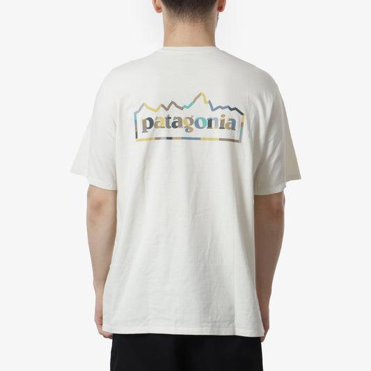 Patagonia Unity Fitz Responsibili-Tee T-Shirt, Birch White, Detail Shot 1