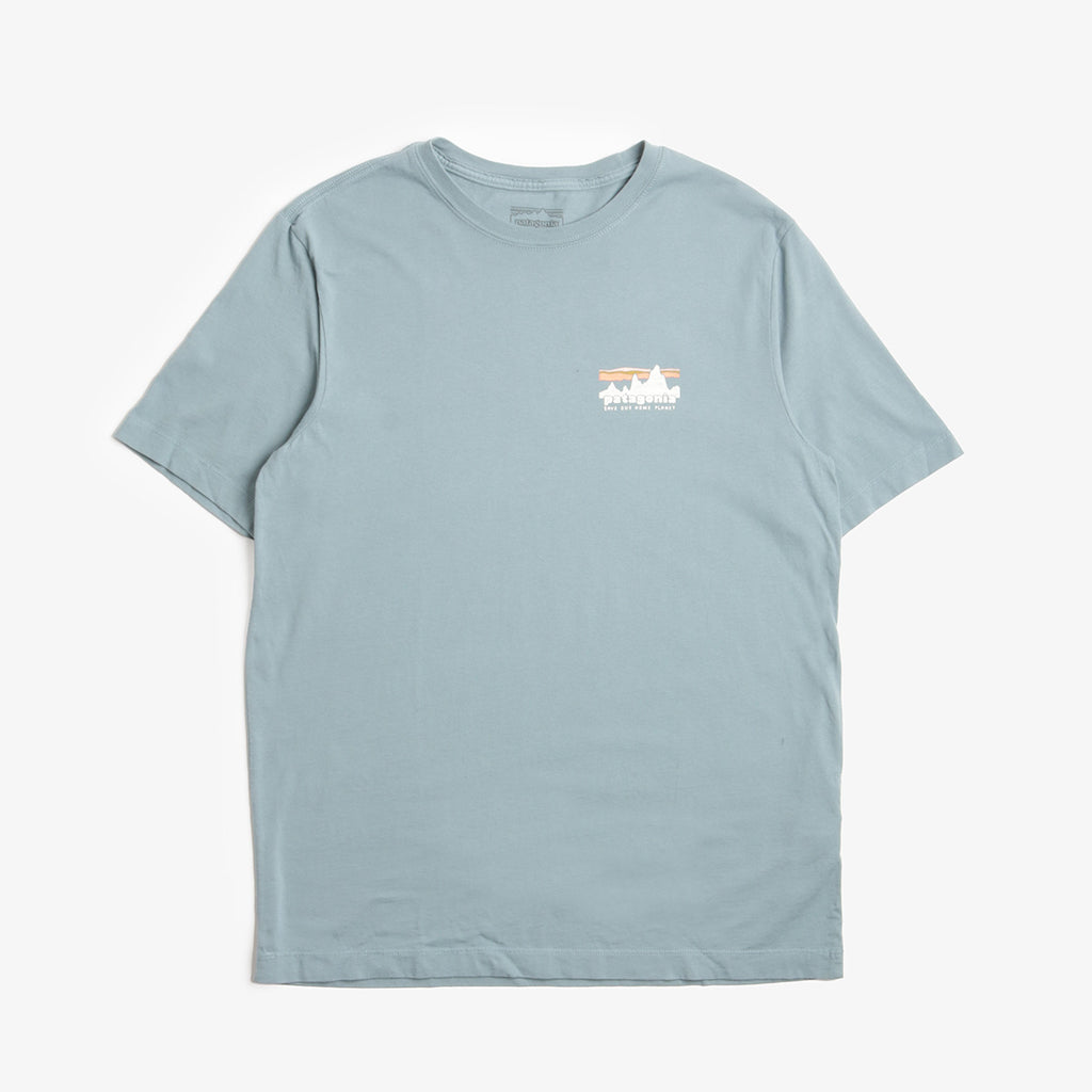 Patagonia '73 Skyline T-Shirt, Blue Sage, Detail Shot 1