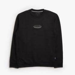 thumbnail Patagonia '95 Oval Logo Uprisal Crew Sweatshirt, Black, Detail Shot 1
