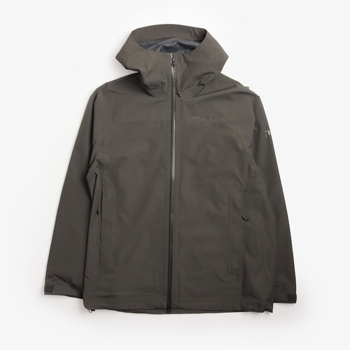 Peak Performance Treeline Shell Jacket in Olive Extreme, front view