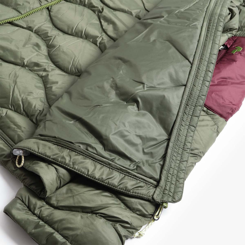 Zip pull and hanging loop detail, Helium Utility Down Jacket