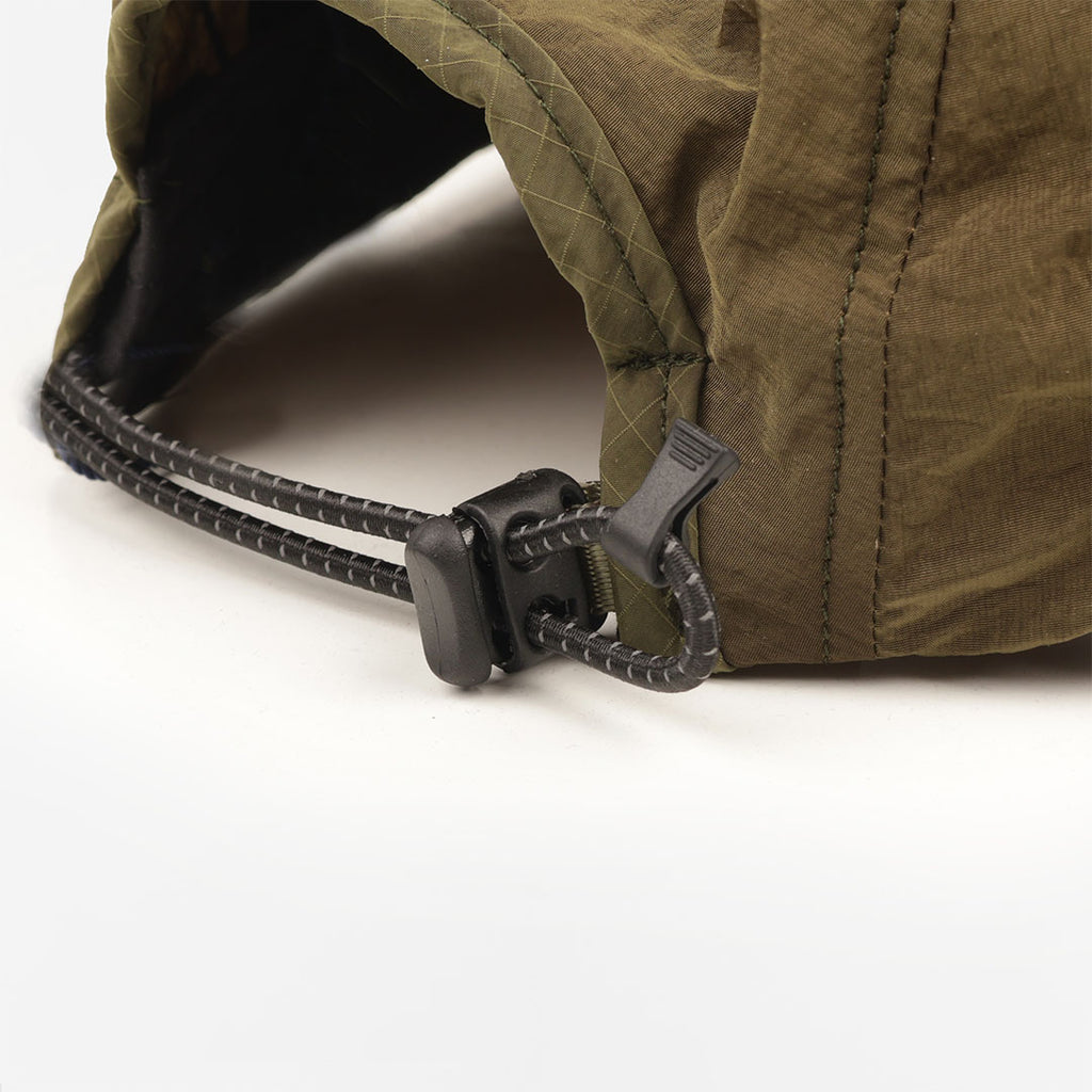 Peakwork Klammer Running Cap, Army, Detail Shot 4