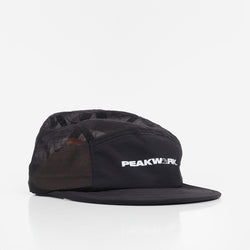 thumbnail Peakwork Scramble Packable Running Cap, Black Mesh, Detail Shot 1
