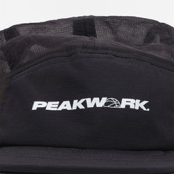 thumbnail Peakwork Scramble Packable Running Cap, Black Mesh, Detail Shot 2