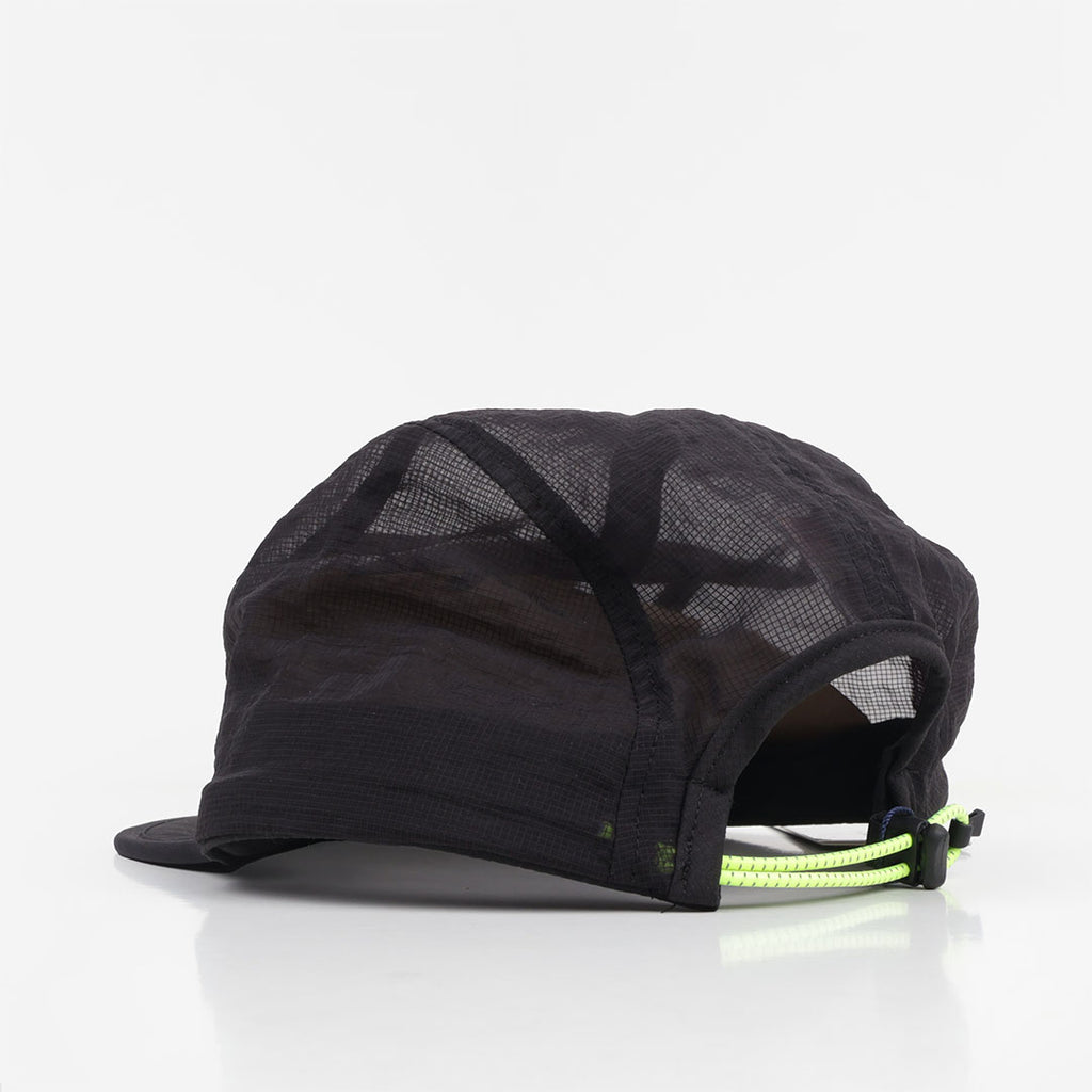 Peakwork Scramble Packable Running Cap, Black Mesh, Detail Shot 3