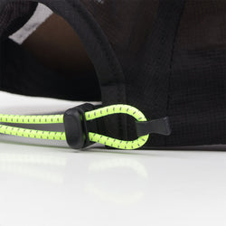 thumbnail Peakwork Scramble Packable Running Cap, Black Mesh, Detail Shot 4