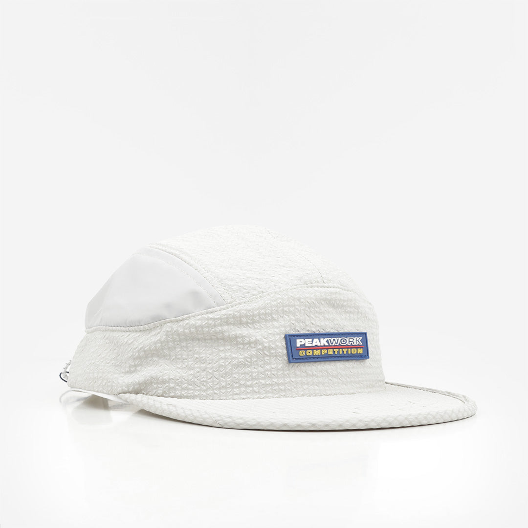 Peakwork Wrench Athletic Cap, Stone Seersucker, Detail Shot 1