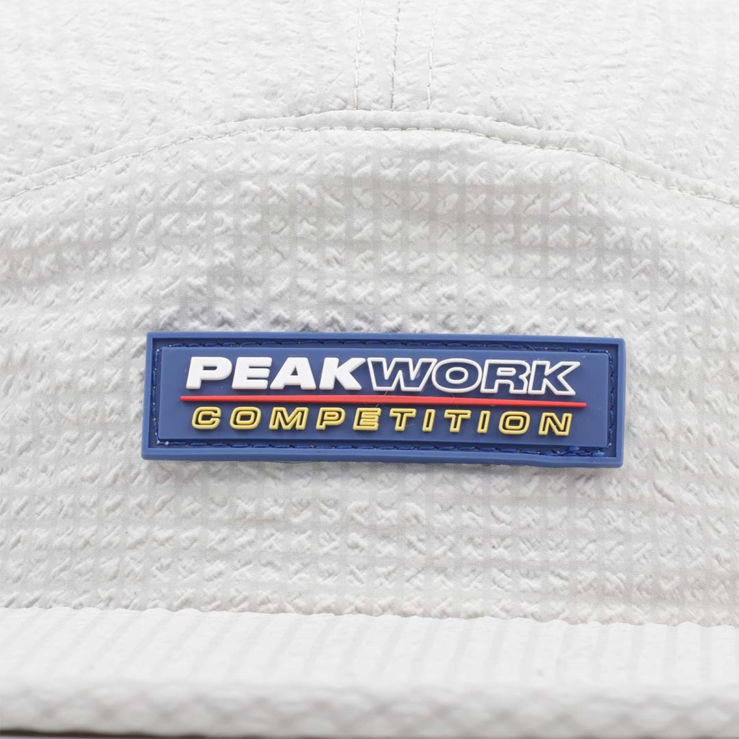 Peakwork Wrench Athletic Cap, Stone Seersucker, Detail Shot 2