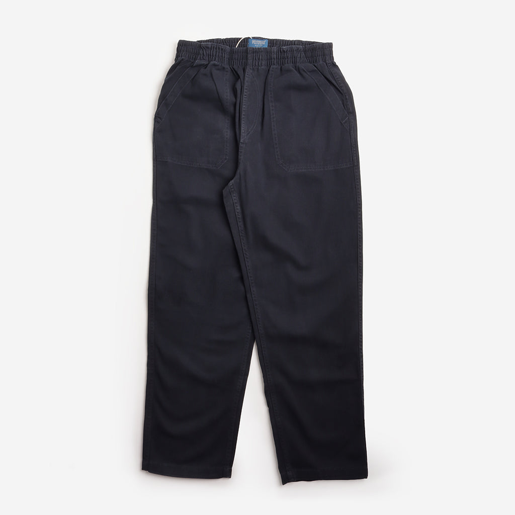 Pexwear Chefs Trousers in Deep Navy Twill — front view on white background, Urban Industry