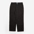 Pexwear Stewards Trousers in Black Twill — front view on white background, Urban Industry