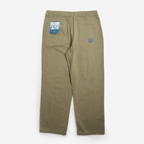 Pexwear Stewards Trousers in Khaki Twill — back view showing rear pockets and seat construction