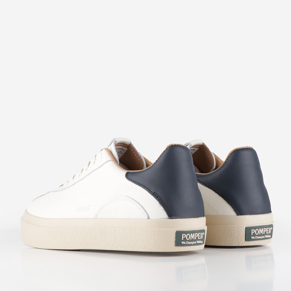 Pompeii Dart Napa Shoes, Off White, Detail Shot 3