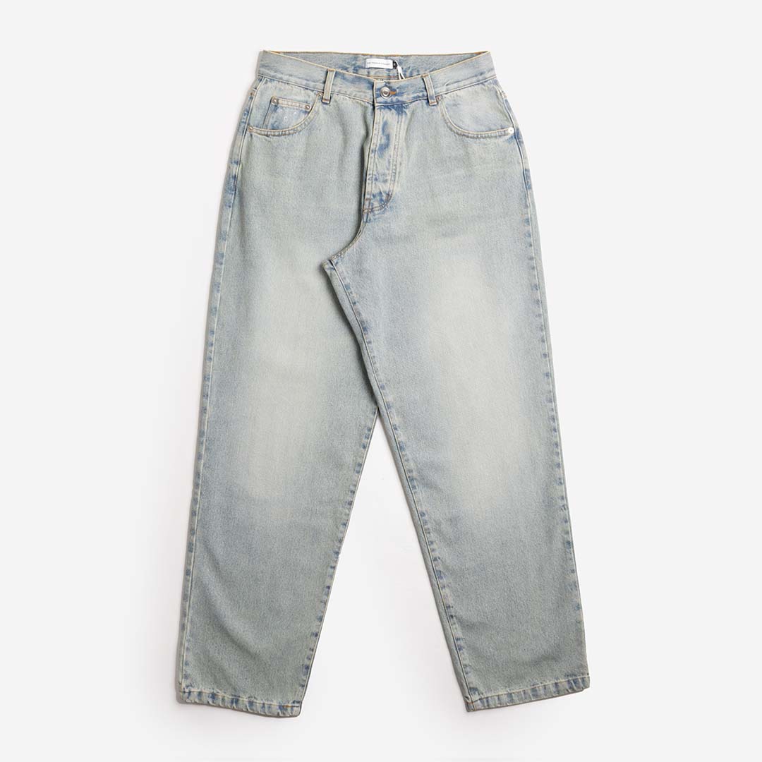 Pop Trading Company Drs Pant, Washed Denim, Detail Shot 1