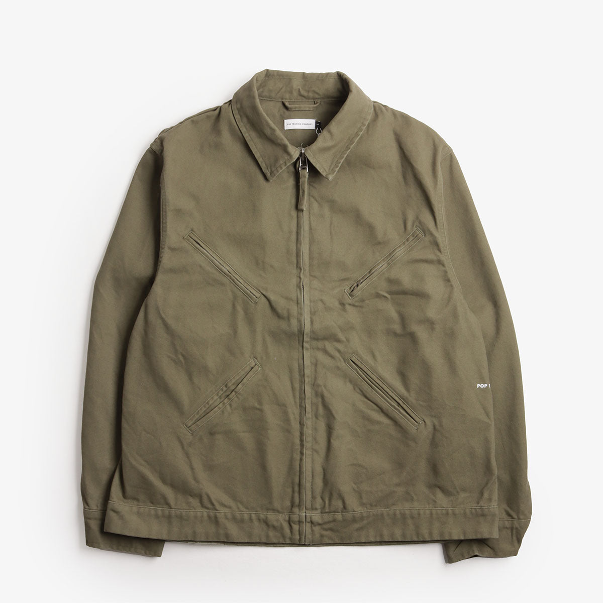 Pop Trading Company Full Zip Jacket, Four Leaf Clover, Detail Shot 1