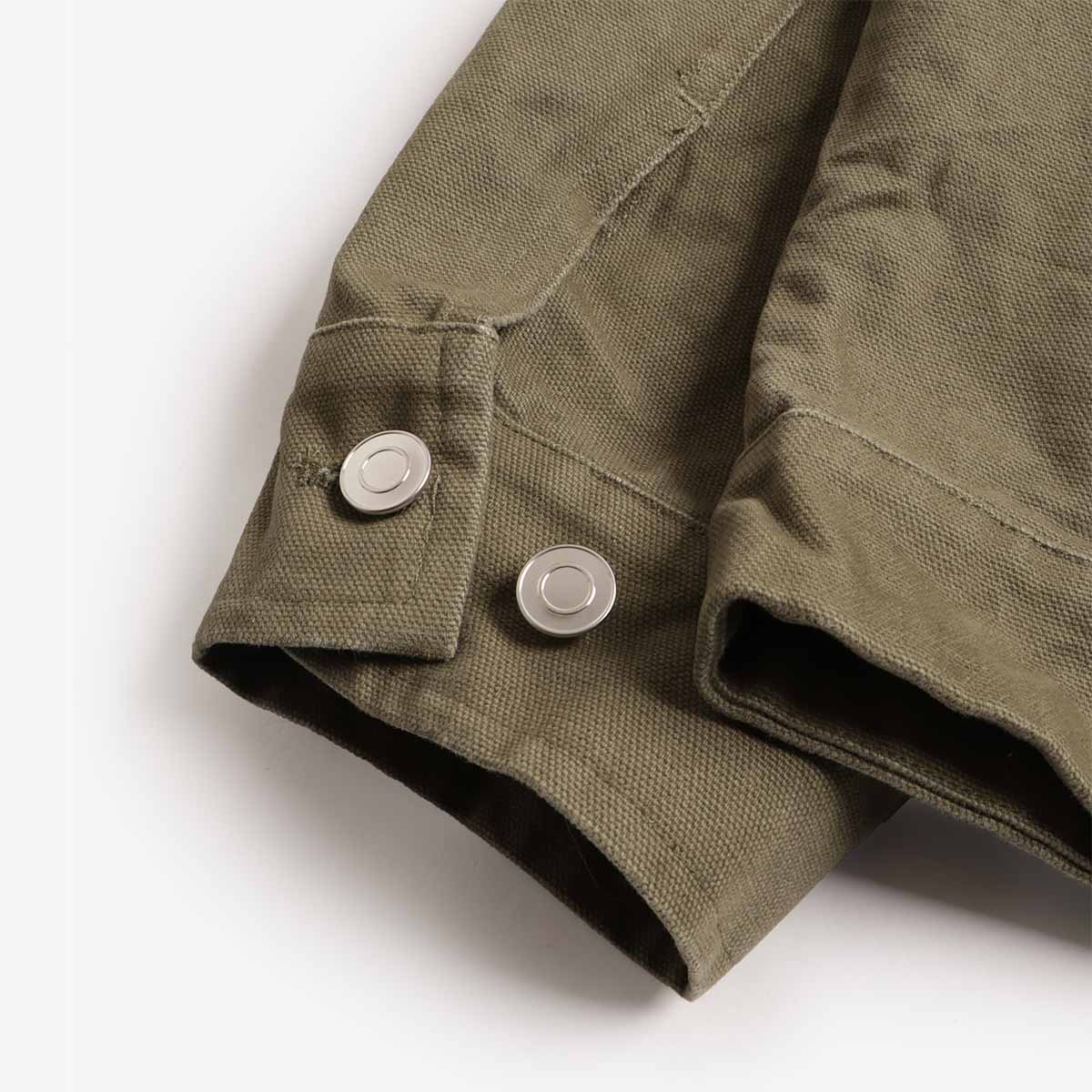 Pop Trading Company Full Zip Jacket, Four Leaf Clover, Detail Shot 6