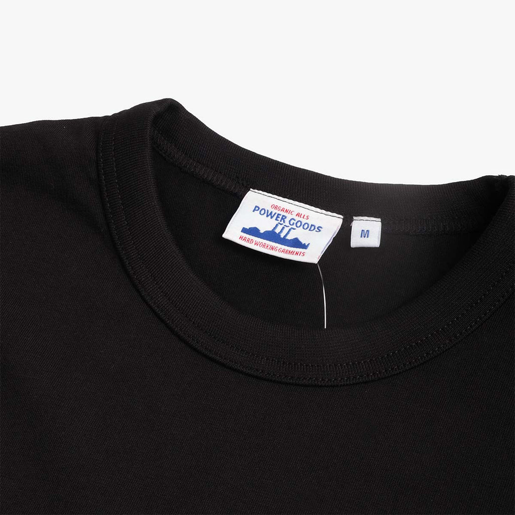 Power Goods Archive T-Shirt, Black, Detail Shot 2
