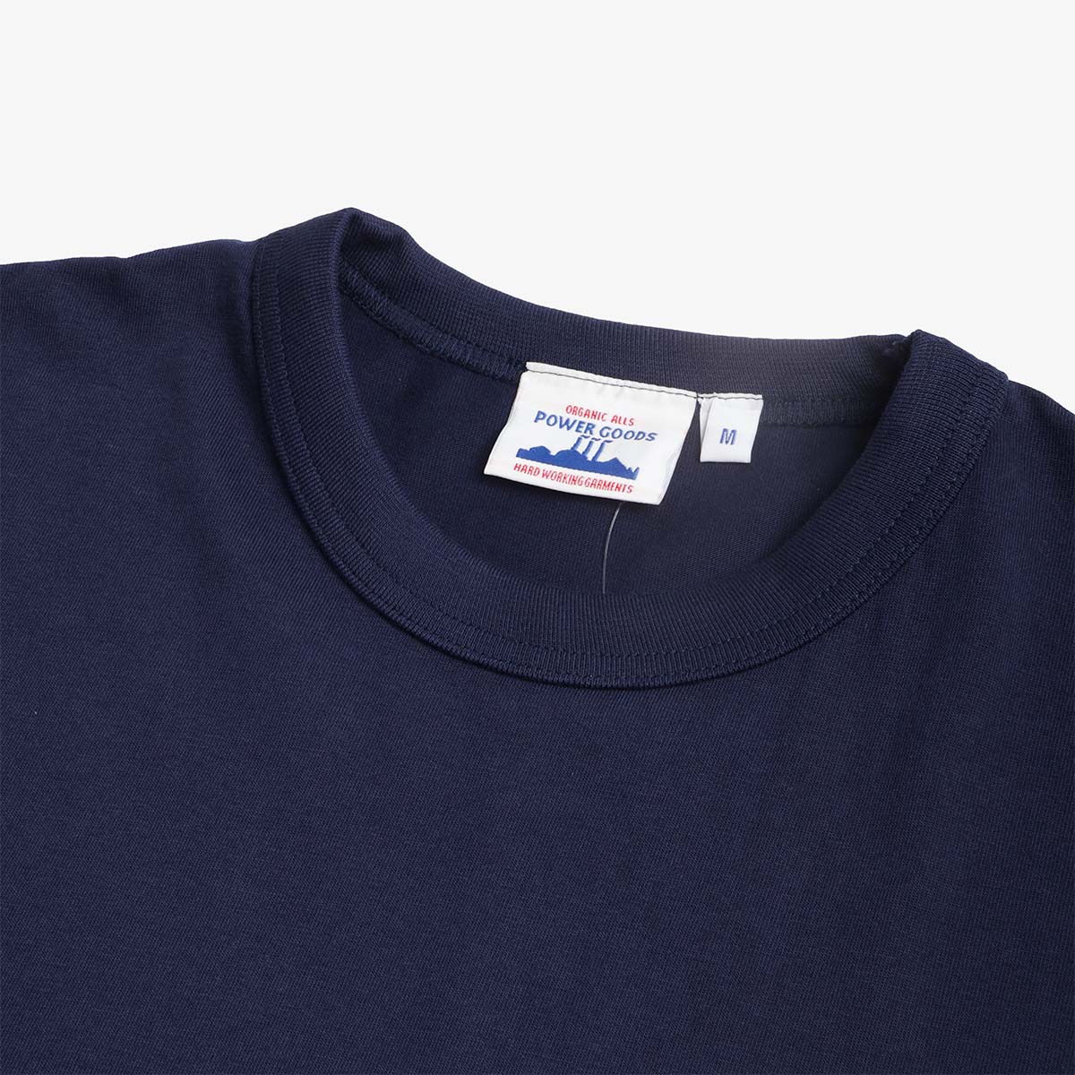 Power Goods Archive T-Shirt, Navy, Detail Shot 2
