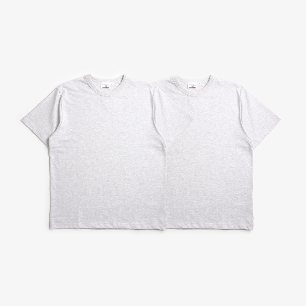 Power Goods Archive T-Shirt 2 Pack, Ash, Detail Shot 1