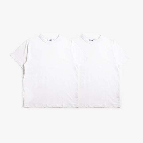 Power Goods Archive T-Shirt 2 Pack, White, Detail Shot 1