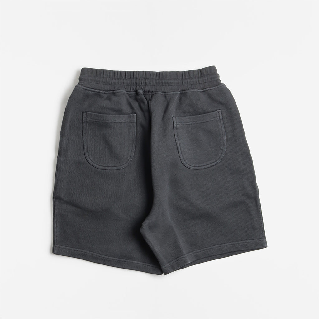 Power Goods Loopback Shorts, Washed Black, Detail Shot 4
