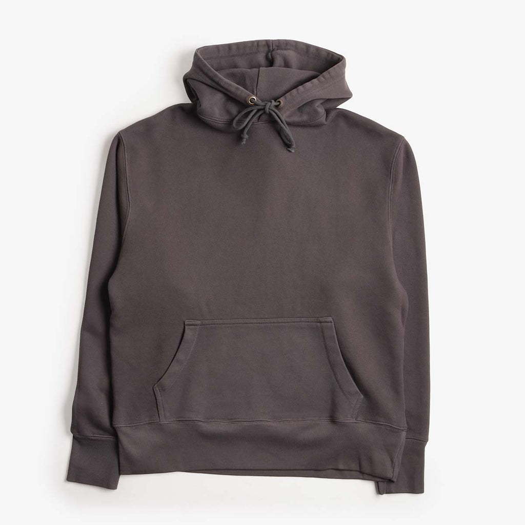 Power Goods Loopback Hoodie, Washed Black, Detail Shot 1