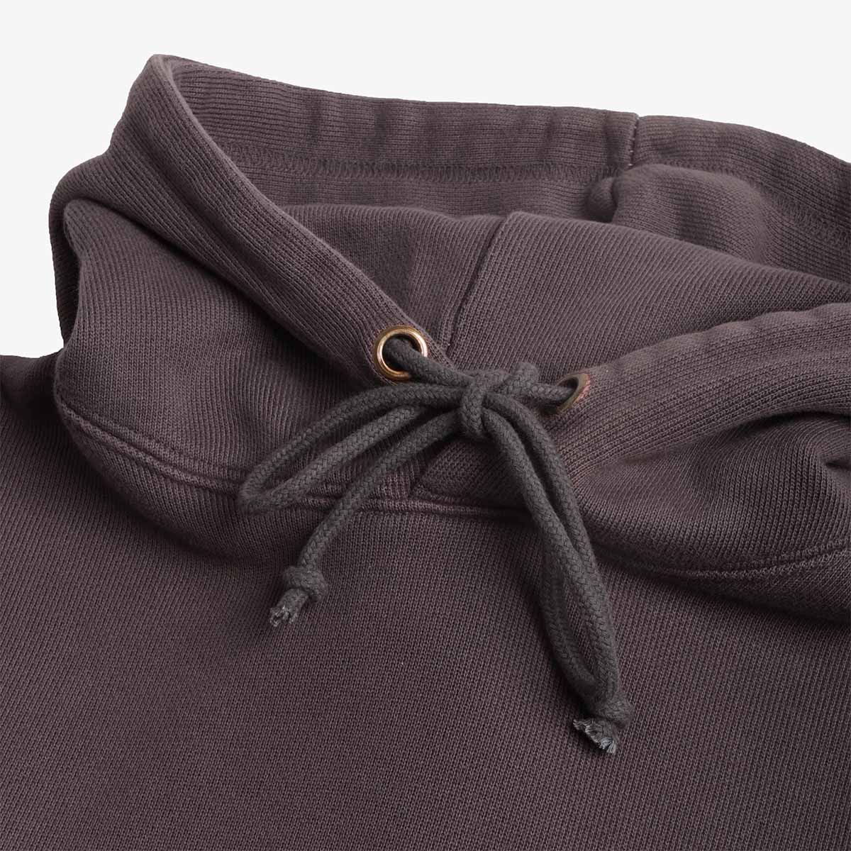 Power Goods Loopback Hoodie, Washed Black, Detail Shot 2