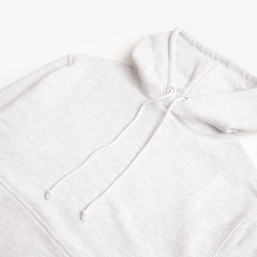Power Goods Loopback Hoodie, Ash, Detail Shot 2