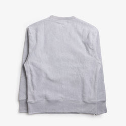 thumbnail Power Goods Super Weight Crewneck Sweatshirt, Heather Grey, Detail Shot 2