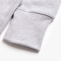 thumbnail Power Goods Super Weight Crewneck Sweatshirt, Heather Grey, Detail Shot 4