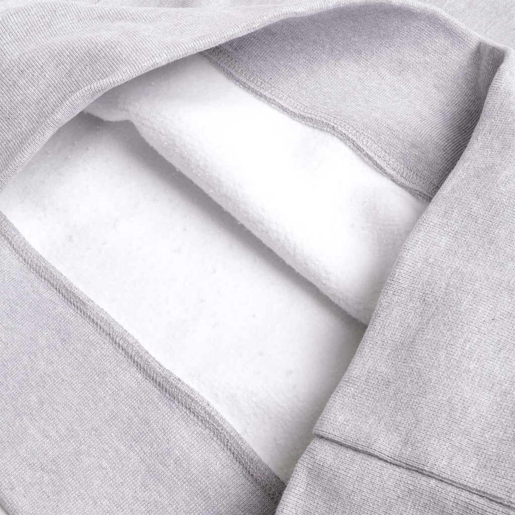 Power Goods Super Weight Crewneck Sweatshirt, Heather Grey, Detail Shot 5