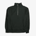 Power Goods Super Weight Quarter Zip, Forest Green, Detail Shot 1