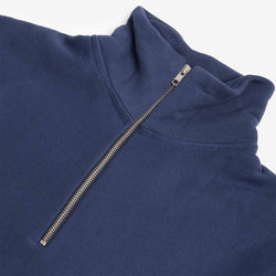 thumbnail Power Goods Super Weight Quarter Zip, Navy, Detail Shot 2