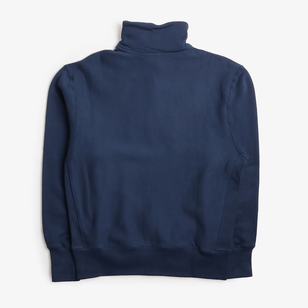 Power Goods Super Weight Quarter Zip, Navy, Detail Shot 4
