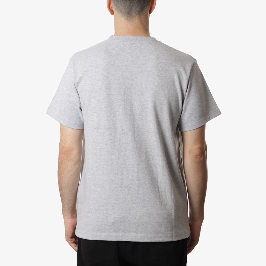 Power Goods Super Weight T-Shirt, Heather Grey, Detail Shot 4