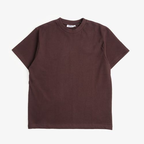 Power Goods Super Weight Tee in Coffee, front view