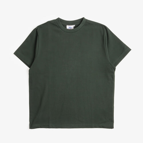Power Goods Super Weight Tee in Forest Green, front view