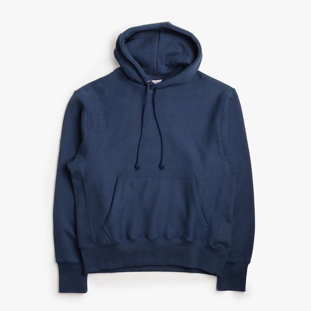 Power Goods Super Weight Hoodie, Navy, Detail Shot 1