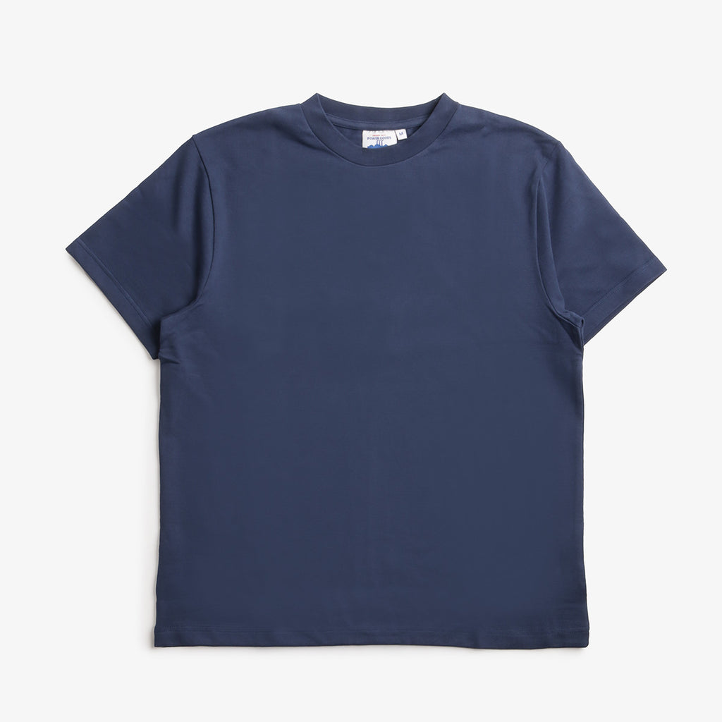Power Goods Super Weight T-Shirt AW25, Navy, Detail Shot 1