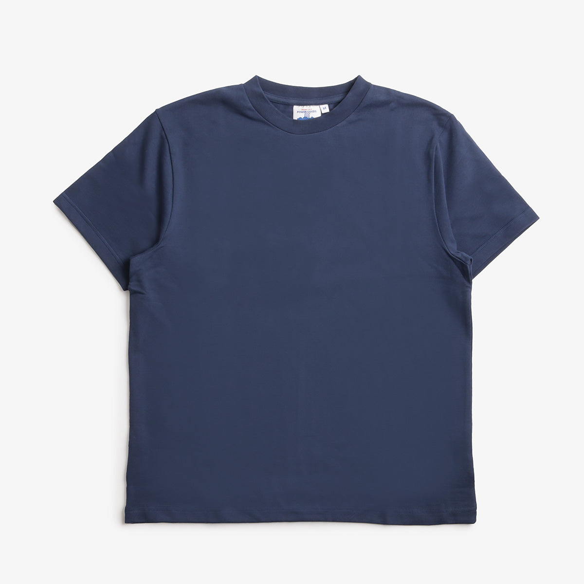 Power Goods Super Weight T-Shirt AW25, Navy, Detail Shot 1