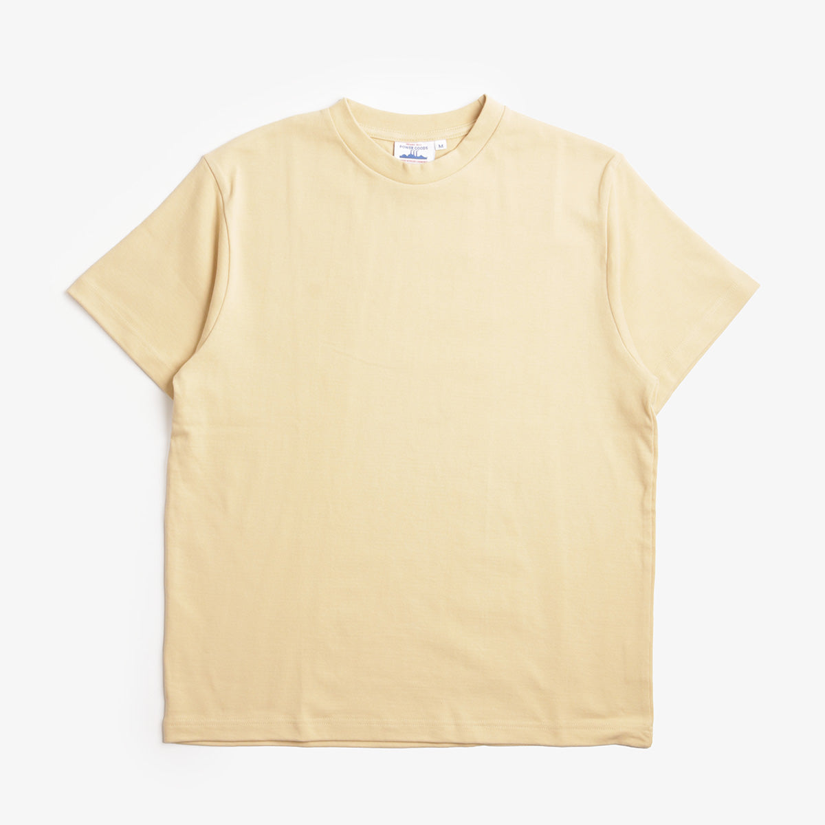 main Power Goods Super Weight T-Shirt, Khaki, Detail Shot 1